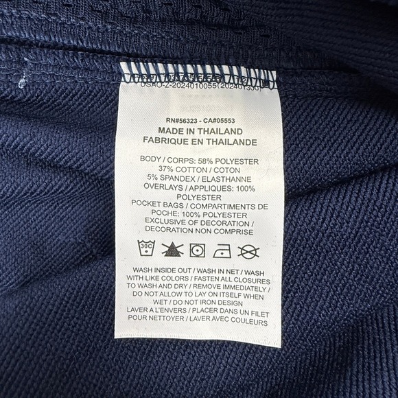 NIKE Indiana Fever WNBA Women's Basketball Shorts Loose Fit Size M Navy Blue NWT - Picture 11 of 12